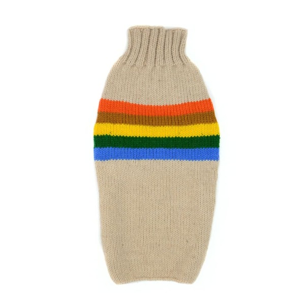 Block Stripe Dog Sweater