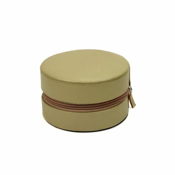 Leather Jewelry Box - Round - Image 4