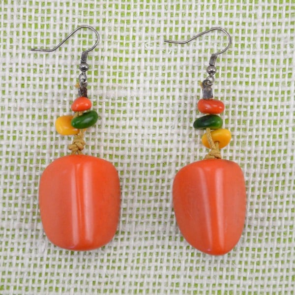 Tagua Chunky Earrings - Image 9