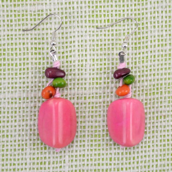 Tagua Chunky Earrings - Image 8