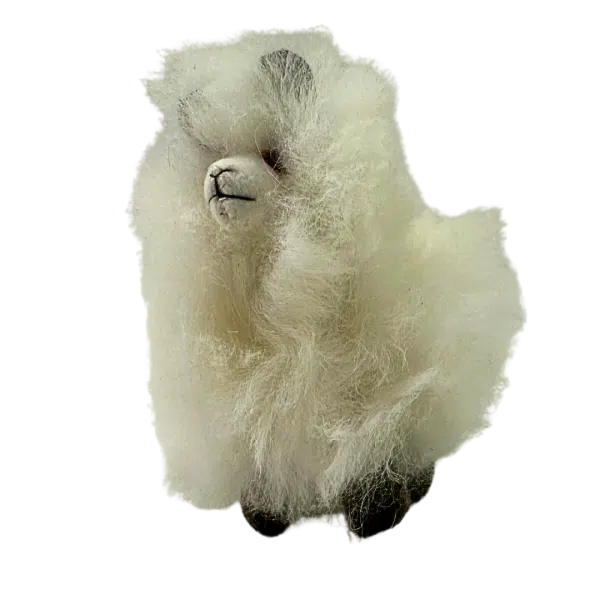 Fluffy Alpaca Keychain