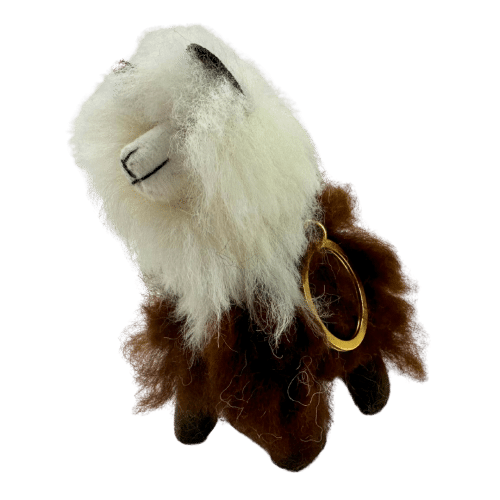 Fluffy Alpaca Keychain