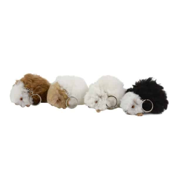 Fluffy Alpaca Keychain - Guinea Pig - Image 2