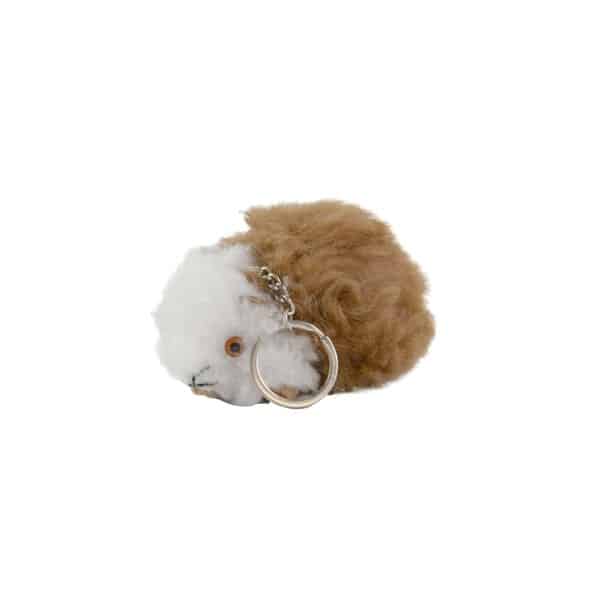 Fluffy Alpaca Keychain - Guinea Pig