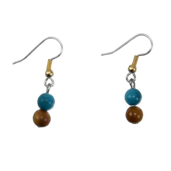 5mm Tagua Pearl Earring - Image 3