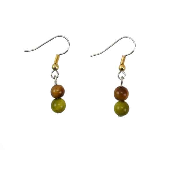 5mm Tagua Pearl Earring - Image 4