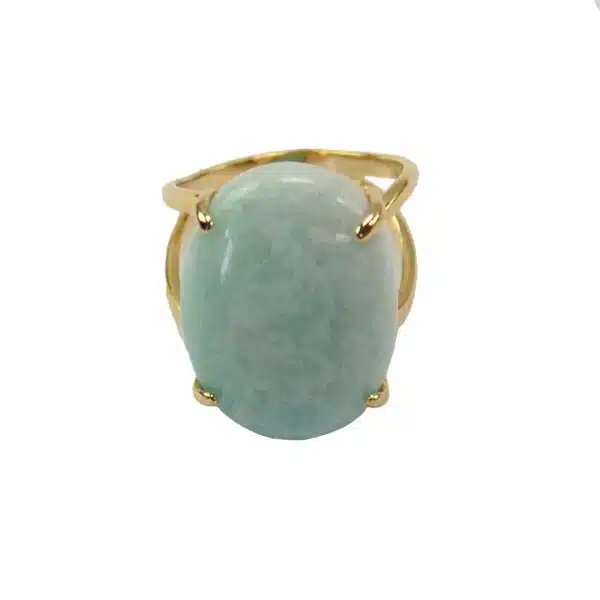 Gold-plated Gemstone Ring - Image 2