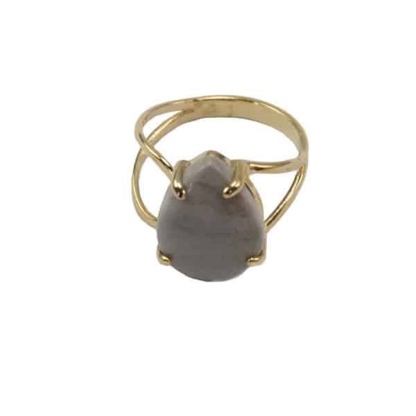 Gold-plated Gemstone Ring - Image 4