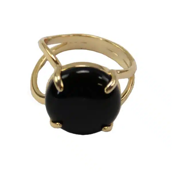 Gold-plated Gemstone Ring - Image 5