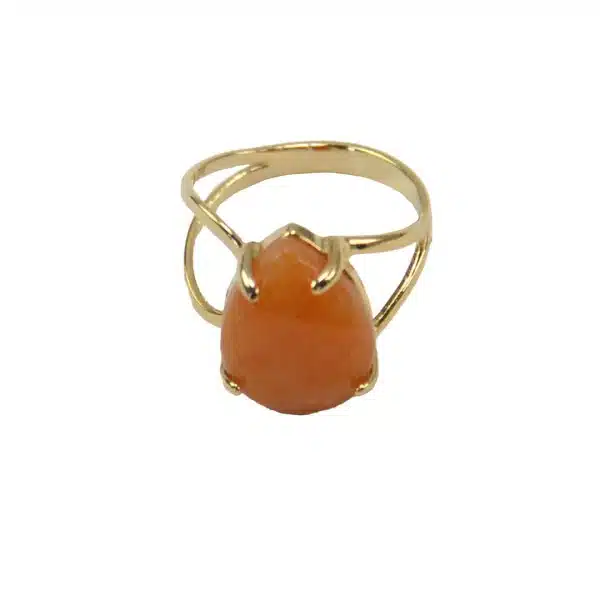 Gold-plated Gemstone Ring - Image 7