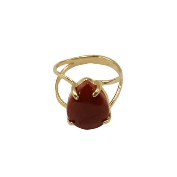 Gold-plated Gemstone Ring - Image 9