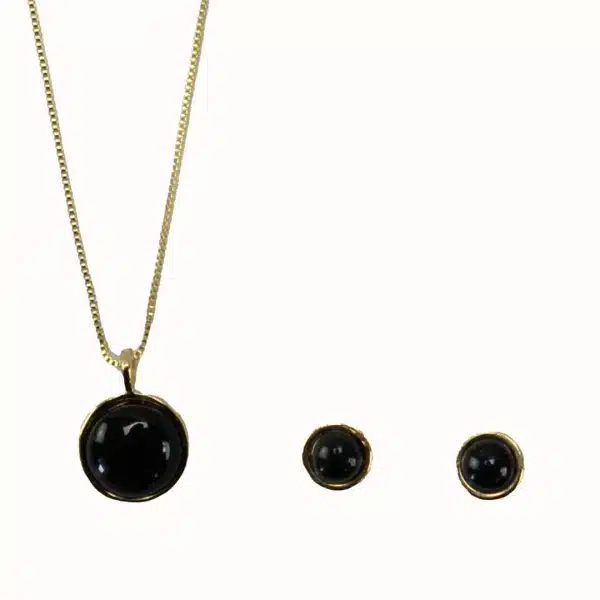 Gemstone Necklace Earring Set - Image 10