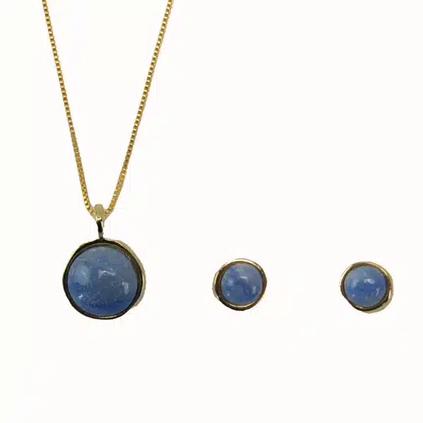 Gemstone Necklace Earring Set - Image 11