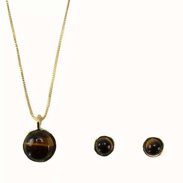 Gemstone Necklace Earring Set - Image 17