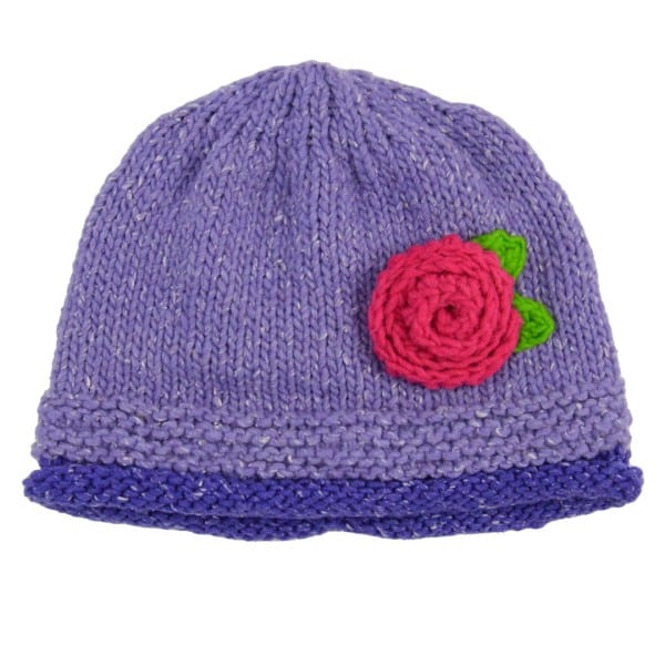 Crocheted Applique Hat - Image 4