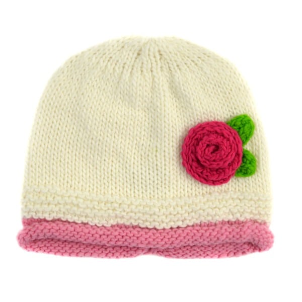 Crocheted Applique Hat - Image 2