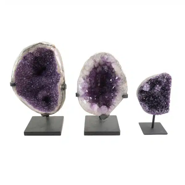 Comecar Druzy Amethyst With Stand - Image 4