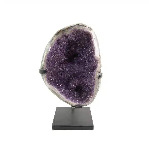 Comecar Druzy Amethyst With Stand