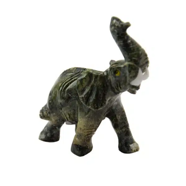 Carved Stone Elephant 8.5 cm - Image 6