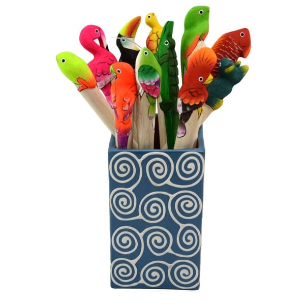 Colorful Balsa Animal Pens